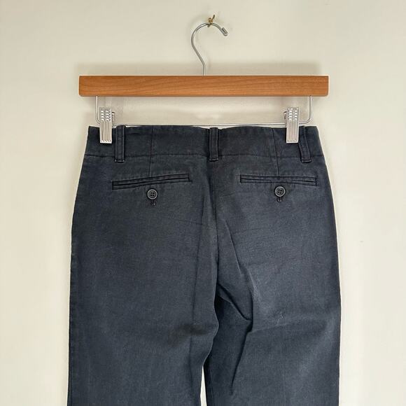 Theory Sugar Dress Pants in Black Canvas 0 - Picture 8 of 10